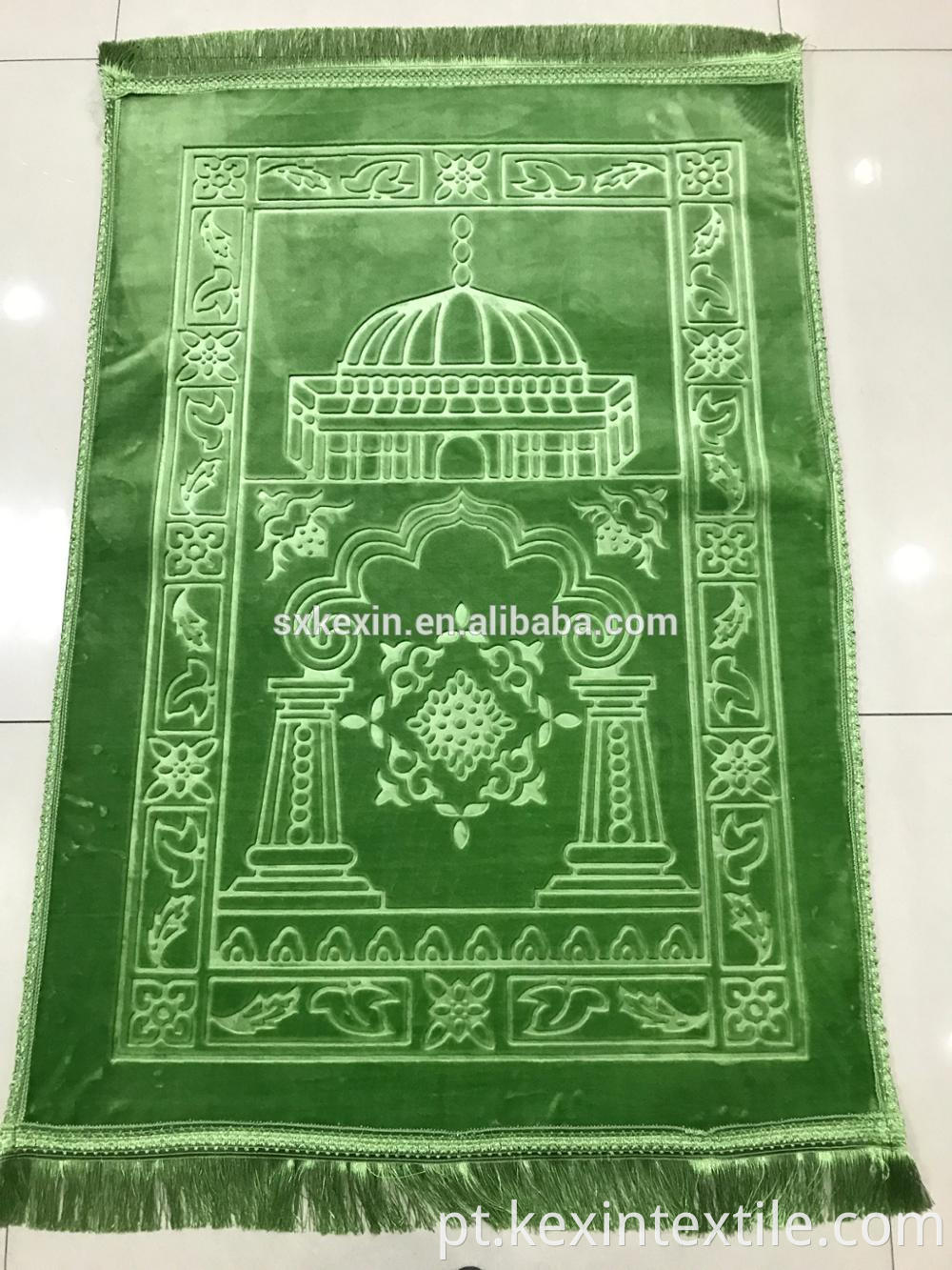 100% Polyester Printed Embossed Prayer Mat